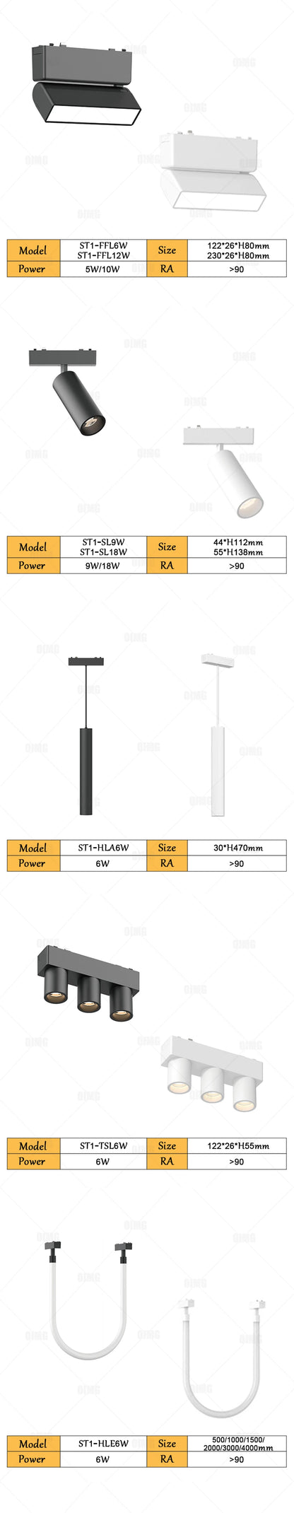 Smart Home Tuya Dimming 6mm Ultra-Thin Ceiling Mount Magnetic Track Light, 48V Slim Surface Mounted Linear Light