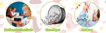 Erasable Doodle Book for Kids – Reusable Drawing Pad with 12 Watercolor Pens, Preschool Painting & Writing Set