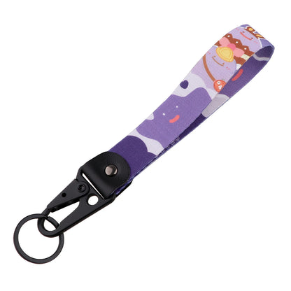 Anime Dinosaur Keychain Lanyard – Cute Car Keyring Toy Bag Pendant & Key Holder Gift