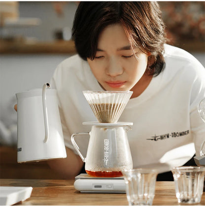 MHW-3BOMBER 500ml Glass Coffee Server — Espresso Dripper & Pour-Over Brewer Pot for Home Kitchen