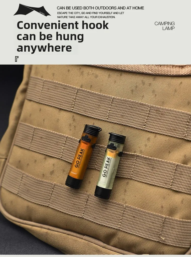 GOPEAK Mini Pocket Flashlight – Outdoor Key Clip LED Cap Light, Long-Lasting Emergency & Disaster Relief 5050 Small Torch