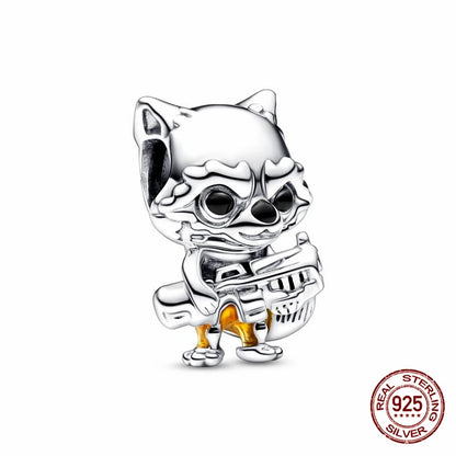 Fall New 925 Silver Plated MINISO Marvel Star Wars Rescuers Pendant Charm – Fits Original Pandora Bracelet, DIY Jewelry for Women