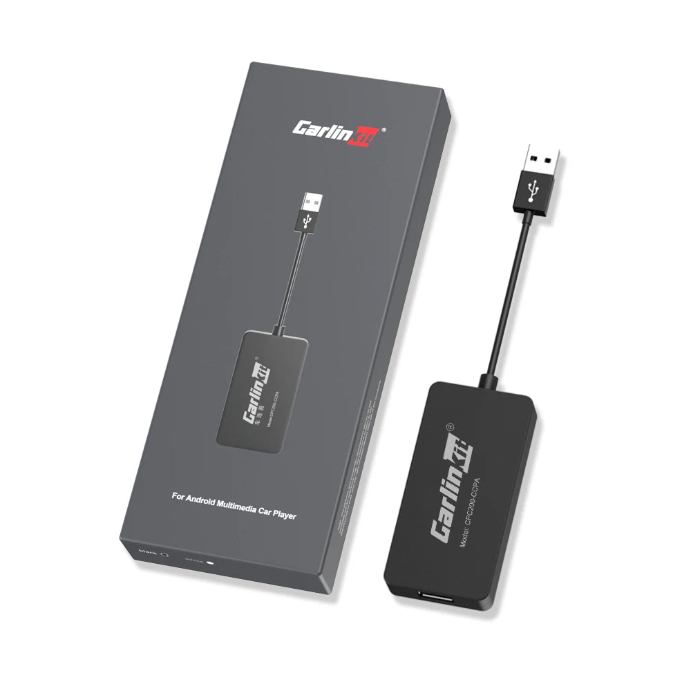 CarlinKit Wireless CarPlay Adapter — USB Dongle for Android Auto, MirrorLink, Waze & Spotify Car Multimedia