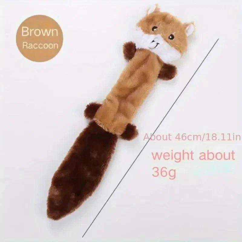 Bite-Resistant Dog Toy – Vocal Educational Plush Fur Shell Toy for Teeth Grinding & Cleaning