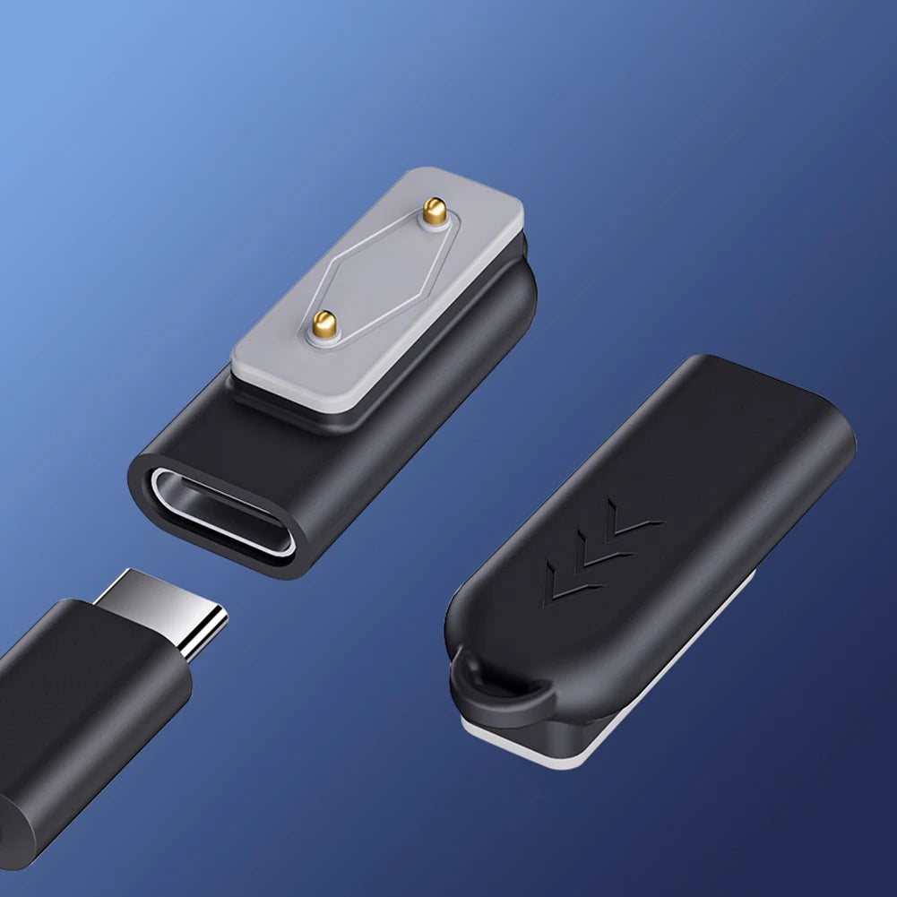 Type C Charger Adapter – Right Angle Charging Cable Converter for Samsung Galaxy Fit 3 & Huawei Watch Fit 3/2