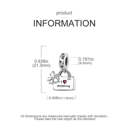 MULA Silver-Plated Sunflower & Four-Leaf Clover Dangle Charms - DIY 3MM Snake Chain Bracelet