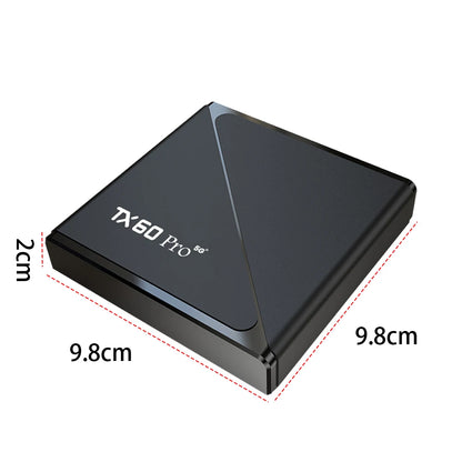 Android 16 Smart TV Box — Allwinner H313 Quad-Core, Dual WiFi 2.4G/5G, 14K Media Player with Voice Remote (16G/256G)