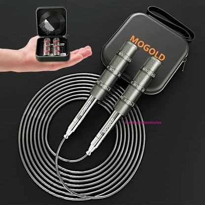 Telescopic Skipping Rope – Racing & Fitness Jump Rope for Students, Men & Women, Weight Loss