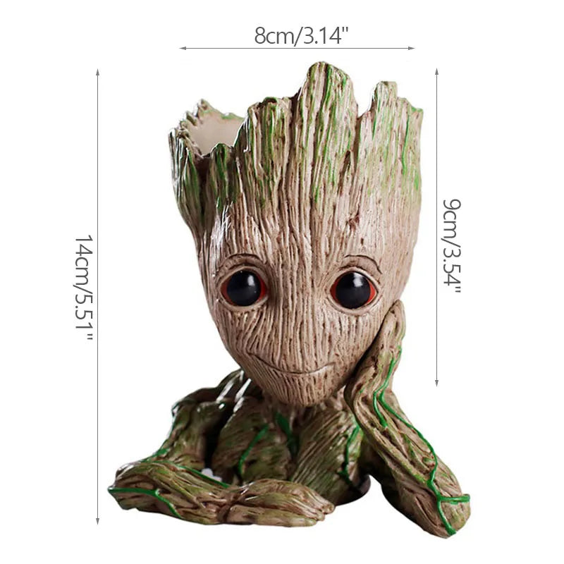 Groot Planter Flower Pot for Indoor Plants – Anime Figurine Ornament & Home Decor Gift