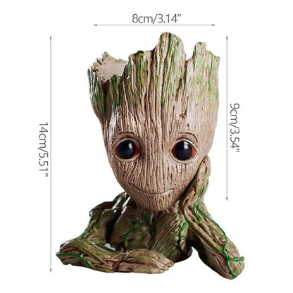 Groot Planter Flower Pot for Indoor Plants – Anime Figurine Ornament & Home Decor Gift
