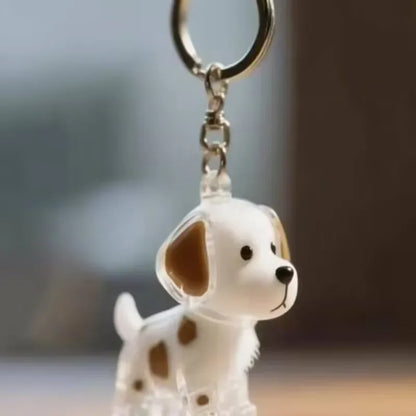 Dog Hair Storage Pendant Keychain – Cute Bag and Car Accessory, Jewelry Souvenir Gift for Dog Lovers
