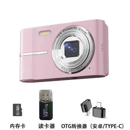 Xiaomi 4K Digital Camera – 50MP, 16X Zoom, Anti-Shake, Flash, Outdoor Student Video Recorder