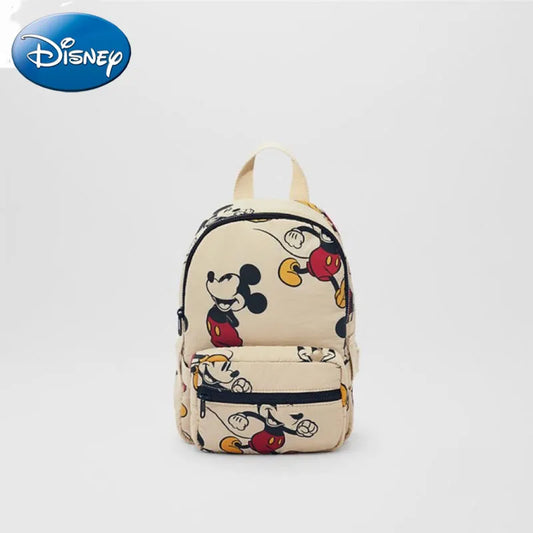 Disney Mickey Mouse Pattern Children's School Bag - Cute Lightweight Backpack with New Fashionable Design