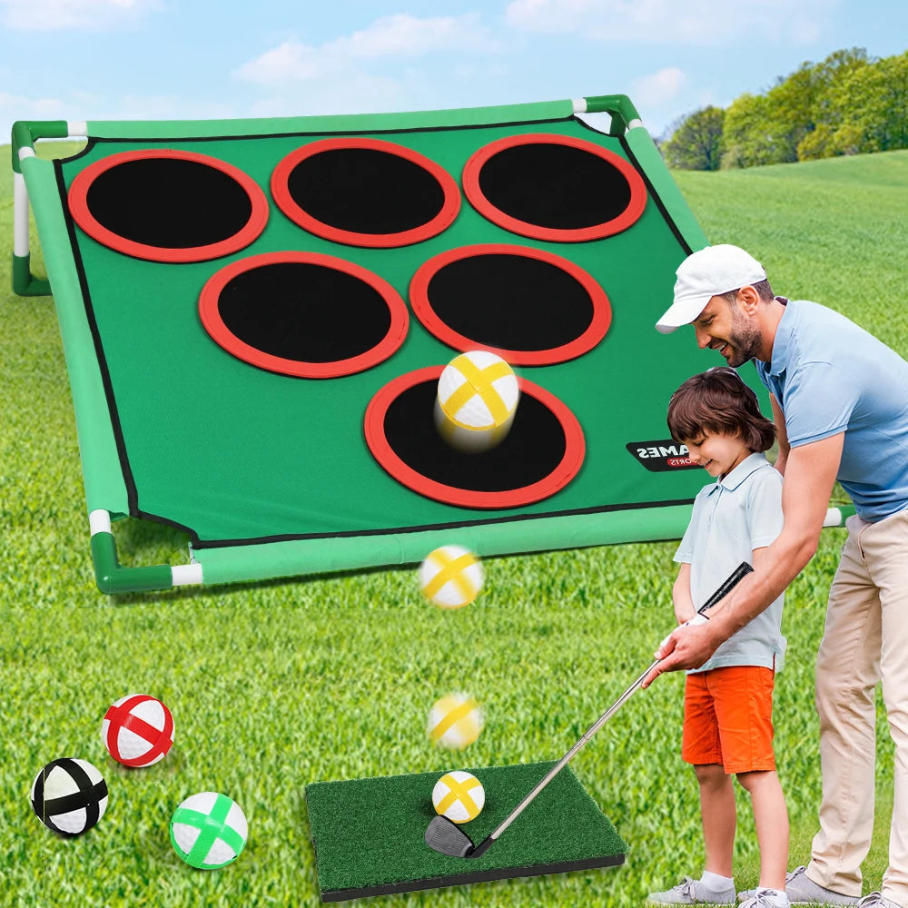 Govllfoz Golf Practice Mat – Warm & Cozy Gaming Blanket for Golf Techniques, Sticky Ball, Tiled or Hanging