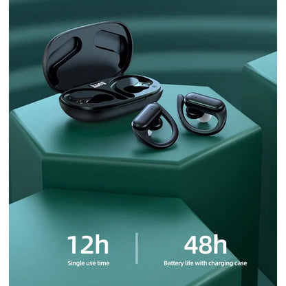 Wireless Bluetooth Headset A520 - HD Sound Quality Stereo Earbuds with Touch Light, Mini Design, Anti-Sweat