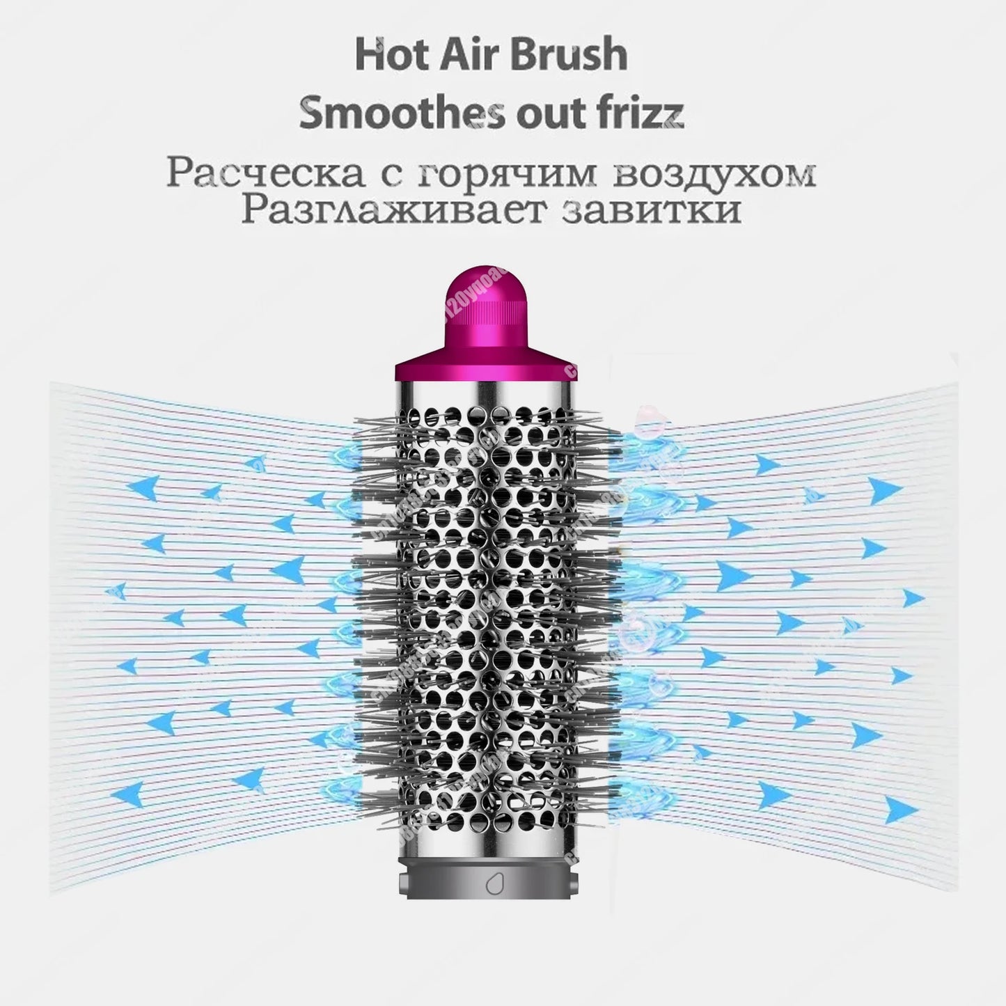 Anti-Flyaway Hair Styling Nozzle for Dyson Airwrap HS01/HS05 – Brush Attachment for Auto Curling & Dryer Accessories