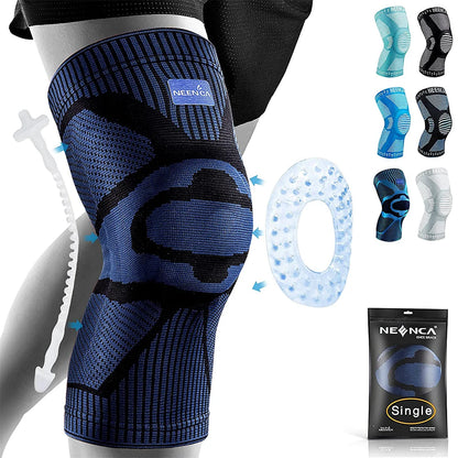 NEENCA Knee Brace Support – Side Stabilizers, Patella Gel Compression Sleeve for Knee Pain and Meniscus Tear Recovery