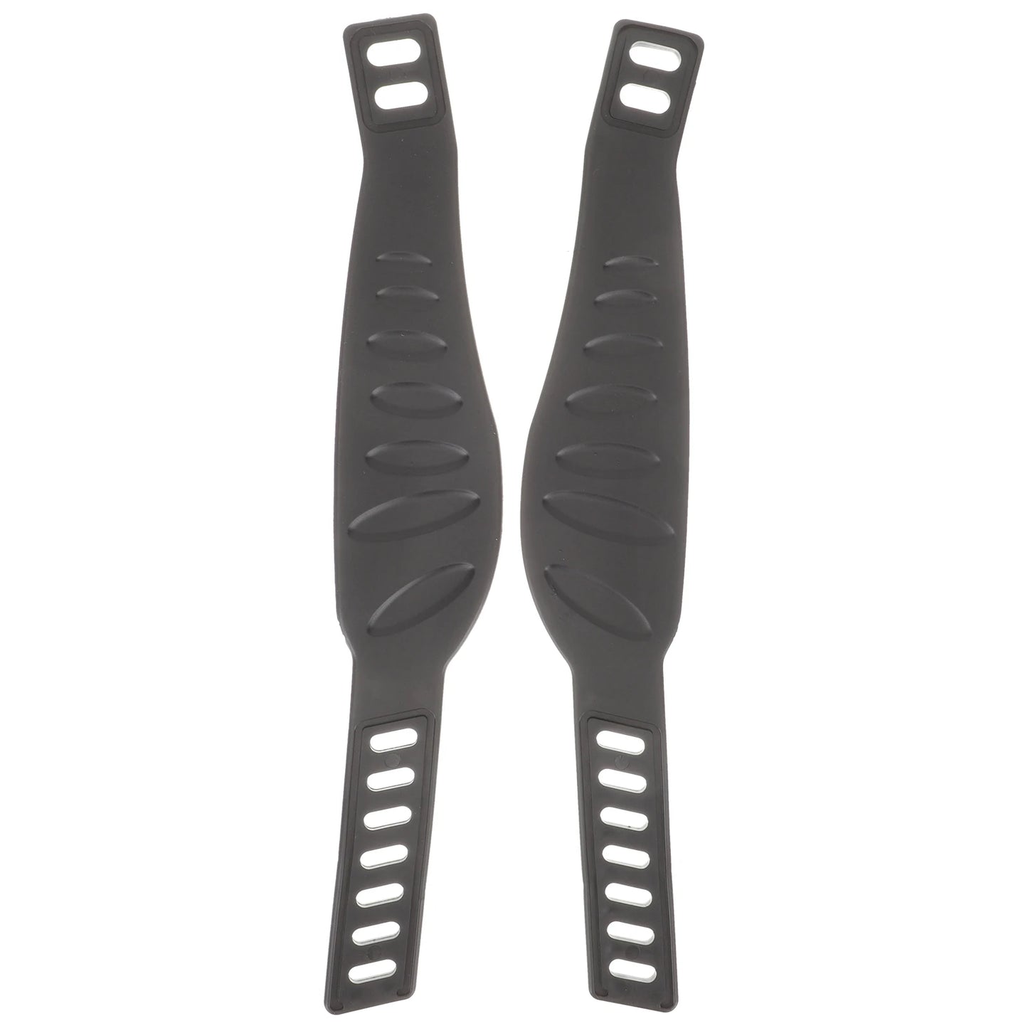 Adjustable Spinning Bike Pedal Straps – Zipper Toe Pedals, Footrest Clips for Exercise & Cycling Gym Foot Support