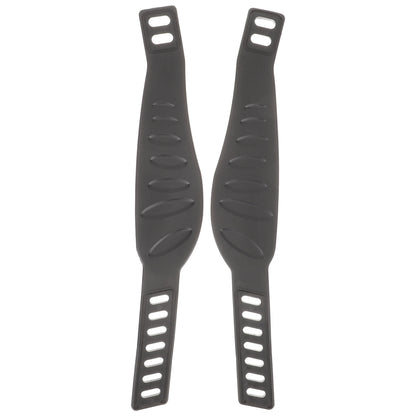 Adjustable Spinning Bike Pedal Straps – Zipper Toe Pedals, Footrest Clips for Exercise & Cycling Gym Foot Support