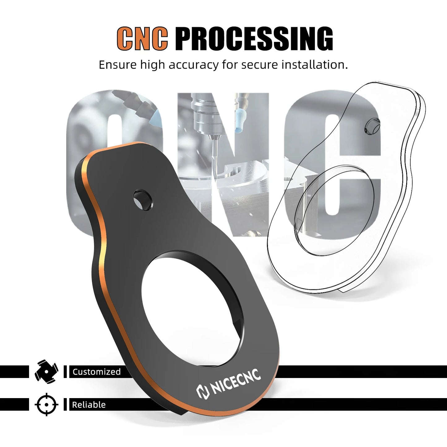 Harley Street Glide Ignition Key Switch Bracket – Compatible with 2006-2023 Road King, FLHR/XS, Electra Glide Ultra, Tri Glide