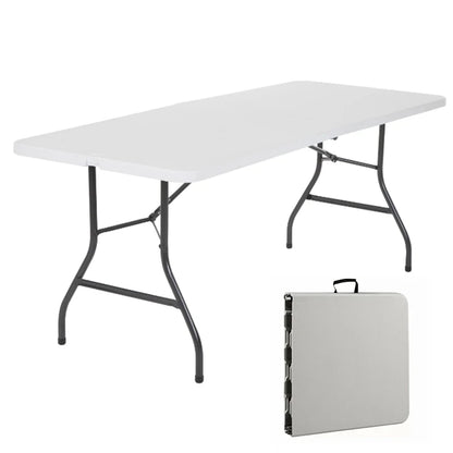 Cosco 6ft White Portable Folding Table — Outdoor, Garden, Camping & Picnic Table
