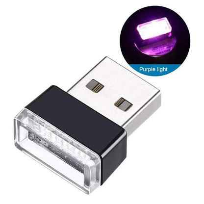 Mini USB LED Car Light – Plug & Play Interior Atmosphere Lamp, Emergency & Decorative USB Auto Lighting by Stonego