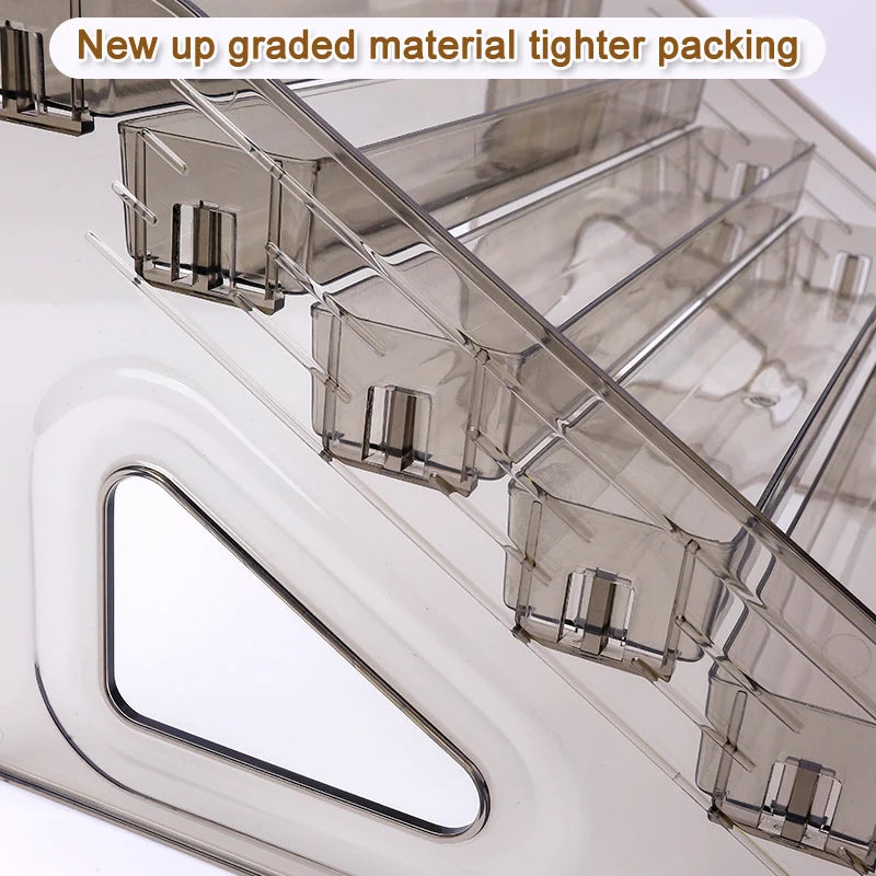 Acrylic Nail Polish Display Organizer – 3/4/5/6/7 Layer Clear Cosmetic & Jewelry Rack Holder