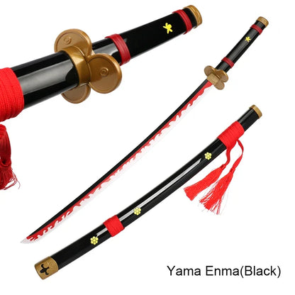 1:1 Roronoa Zoro Katana Wooden Toy Swords – Wado Ichimonji, Shusui, Enma Anime Cosplay Props & Collectible Weapons