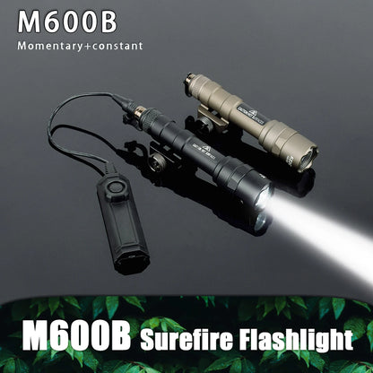 Tactical Surefire M600 M600U/M600B Airsoft Flashlight – Powerful LED Scout Light with 5 Switch Styles for 20mm Rail Rifle Gun