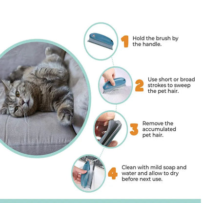 1Pc Hair Remover Brush – Multifunctional Sofa & Fabric Fuzz Cleaner for Pet Fur, Dust, and Hair Removal