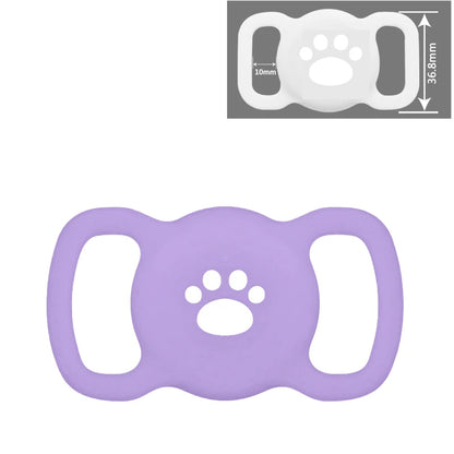 Airtag Dog Collar Holder – Silicone Protective Case for Apple AirTag, Full Body Cover Fits All Collar Sizes