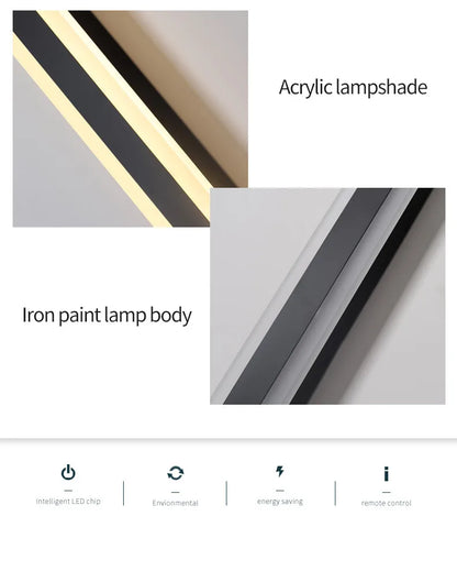 Outdoor Wall Lamp – IP65 Waterproof LED Long Corridor & Staircase Light, Balcony, Villa & Garden Entrance Lighting