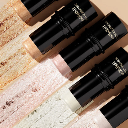 Face Brown Bronzer Contour Stick - Foundation Makeup Pen, Long-Lasting Smooth Contour, Shadow Blusher & Highlight Concealer Cosmetics