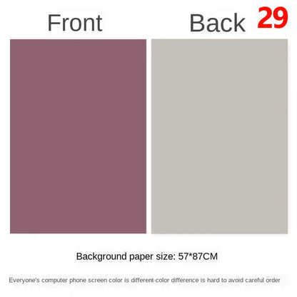 Photography Backdrops 57x87cm – Double-Sided Solid Color Photo Background for Studio, Newborn & Product Photography