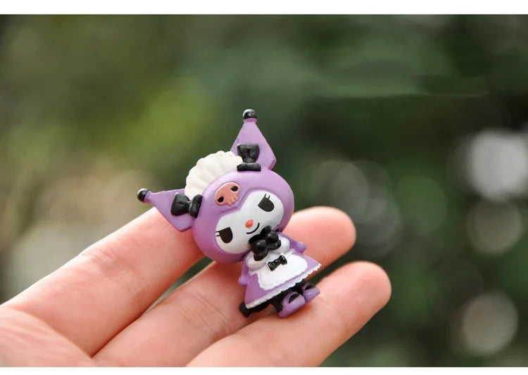 New 5pcs Sanrio Cinnamoroll Action Figures – Kawaii Anime Toy Set for Tabletop Decoration & Kids Gifts