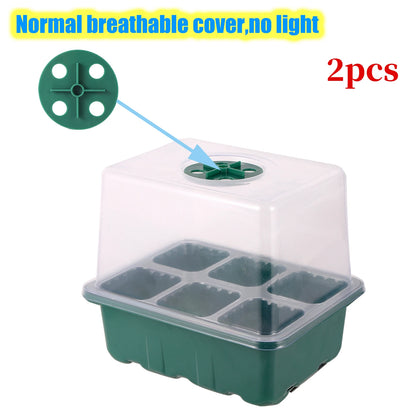 LED Grow Light for Seed Starter — Greenhouse Germination Light, Compatible with Seedling Kits & Humidity Dome