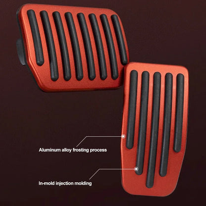 Tesla Model Y/3 Highland Foot Pedal Pads – Non-Slip Aluminum Accelerator, Brake & Rest Performance Covers