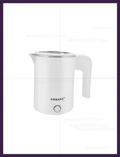 500ML Stainless Steel Portable Electric Kettle — Travel Water Boiler Pot for Hotel, Home, Kitchen, Tea, and Coffee