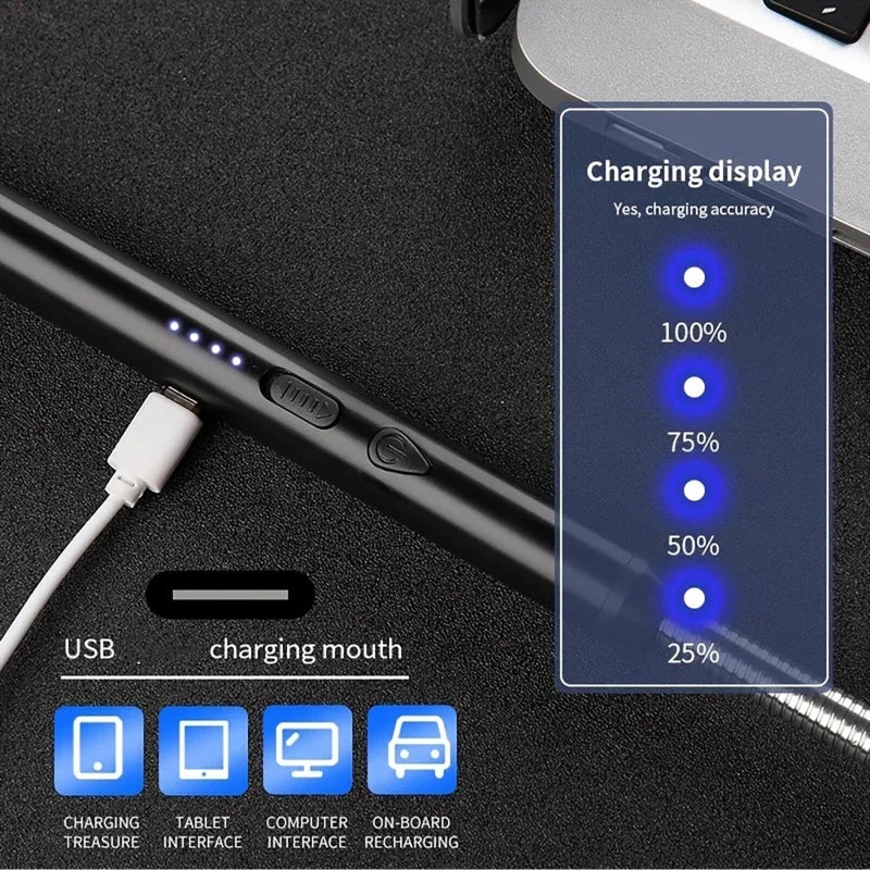 USB Rechargeable Electric Igniter - Windproof Ignition Stick for Easy ...
