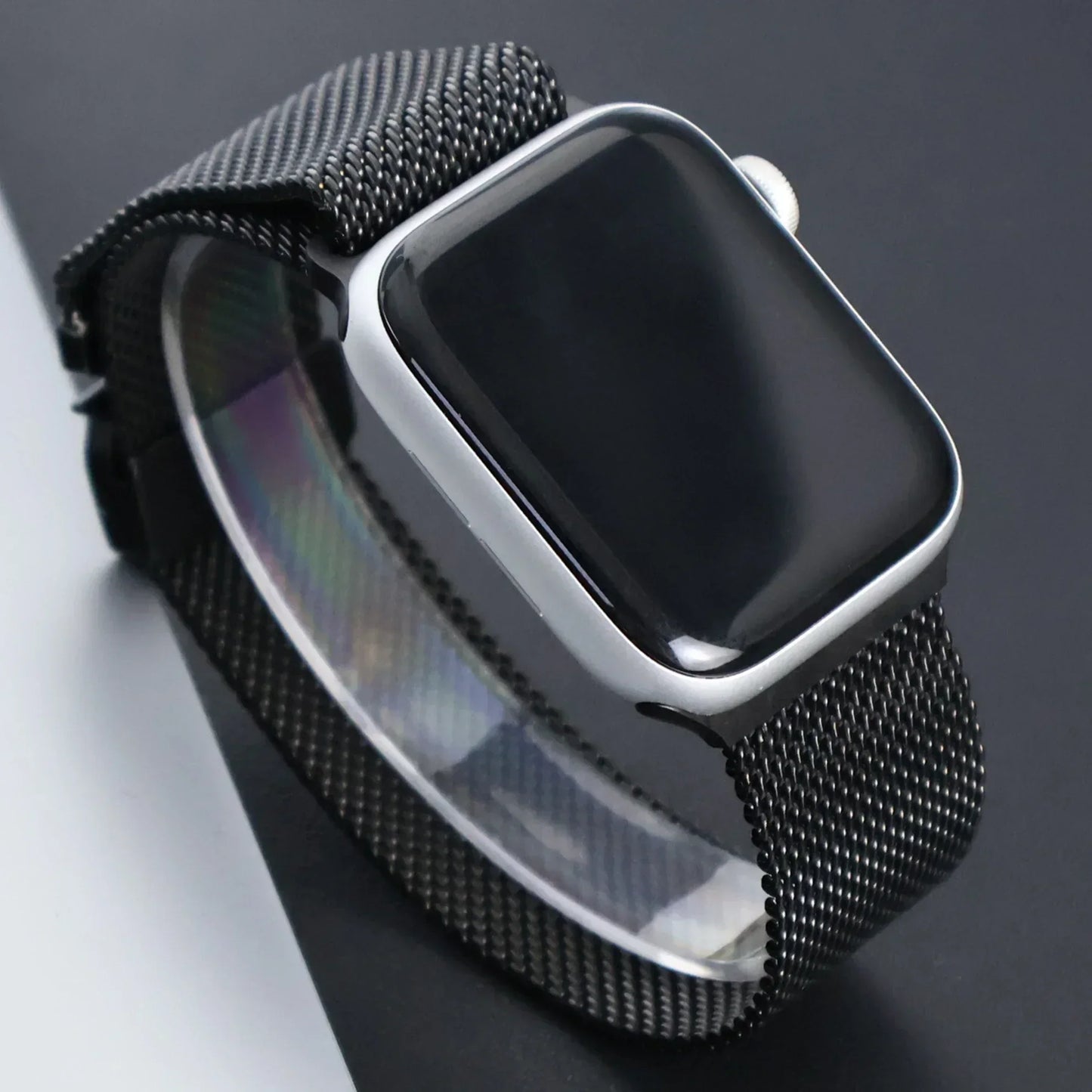Titanium Band for Apple Watch Ultra 2 (49mm) – Milanese Loop with Secure Parachute Buckle, Compatible with Series 5-10
