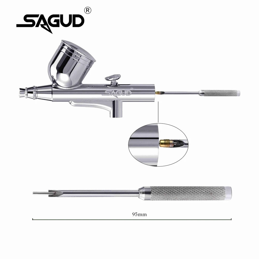 Airbrush Accessories Replacement Maintenance Tools for Any Airbrush Spray Gun Needle Packing Nut & Valve Screw Replace Parts Kit