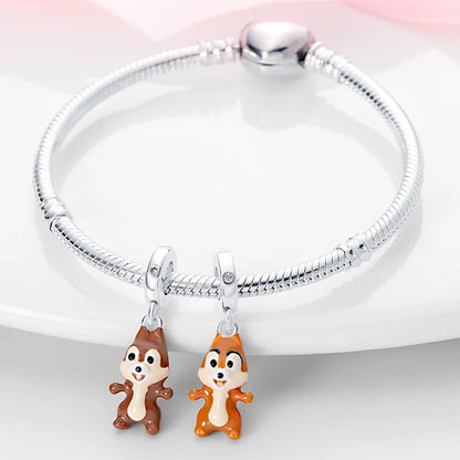 Fall New 925 Silver Plated MINISO Marvel Star Wars Rescuers Pendant Charm – Fits Original Pandora Bracelet, DIY Jewelry for Women