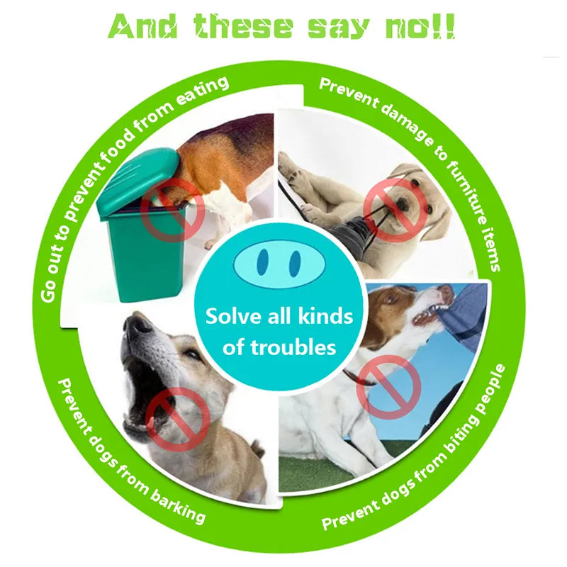 Adjustable Funny Pig Nose Dog Mouth Muzzle - Breathable Anti-Biting, Barking, and Eating Puppy Training Mask - Cute Pet Accessory