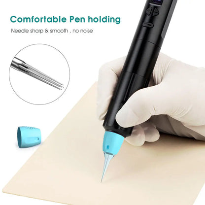 20pcs Gray Tattoo Cartridge Needles – Disposable Sterile Membrane System for Permanent Makeup Machines & Grips