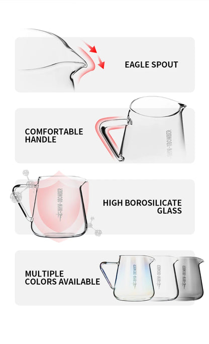 MHW-3BOMBER 500ml Glass Coffee Server — Espresso Dripper & Pour-Over Brewer Pot for Home Kitchen