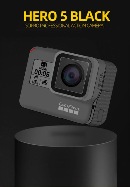 GoPro HERO5 Black 4K Ultra HD Sports Camera – 1080P Video, Anti-Shake, Cycling Helmet Action Cam, Optional Memory Card