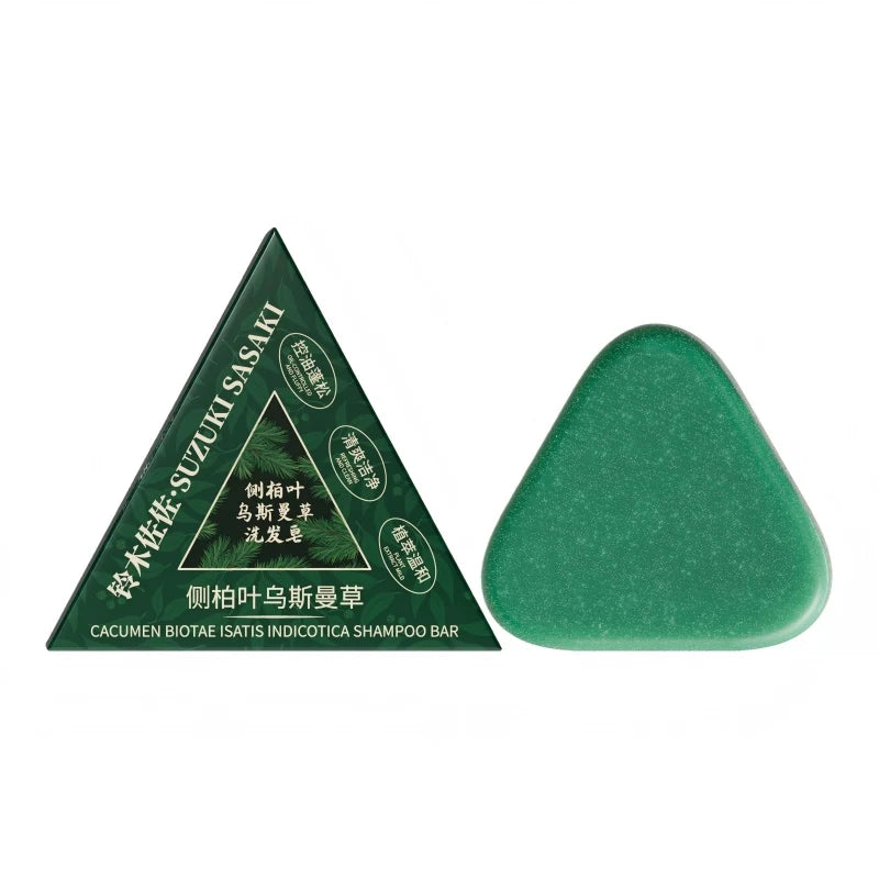 Natural Herbal Usman Grass Shampoo Soap – Handmade Hair Care for Nourishing, Oil Control & Refreshing Soft Hair