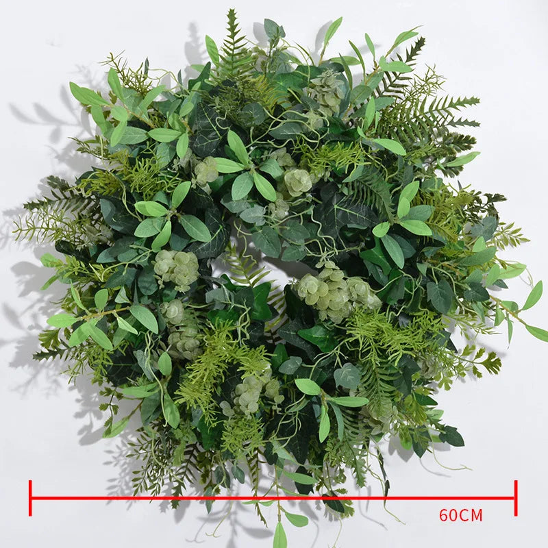 60cm Artificial Flower Wreath – Wedding Table Centerpiece & Backdrop Decoration