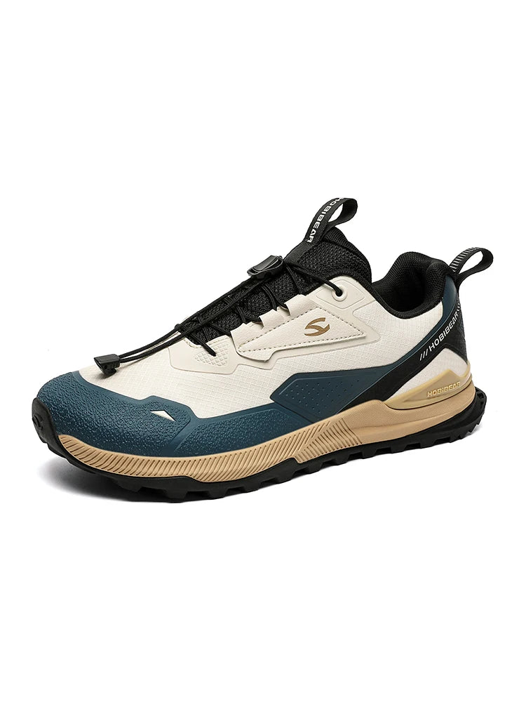 HOBIBEAR Hiking Shoes for Men & Women – Elastic Band, Non-Slip, Comfortable Outdoor Walking & Running Sneakers