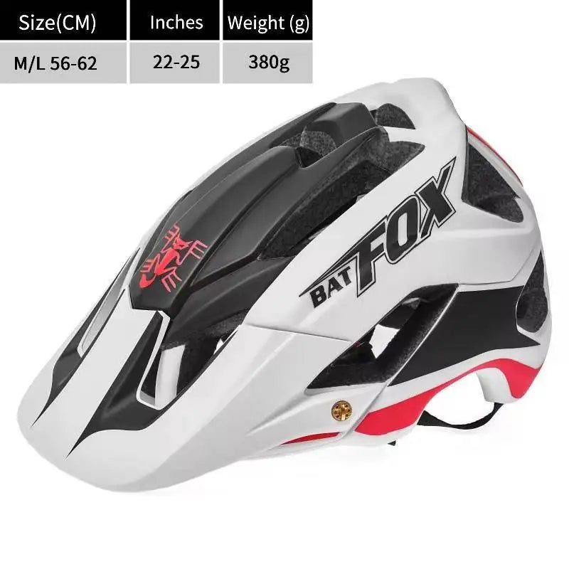 BATFOX Ultralight Bike Helmet – Molded Mountain & Road Helmet for Men, DH AM Cycling Equipment, Casco Ciclismo Bicicleta
